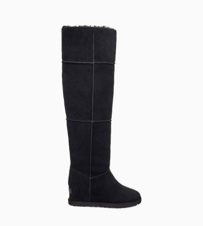 UGG Classic OTK Womens Classic Boots Black - AU 873WZ